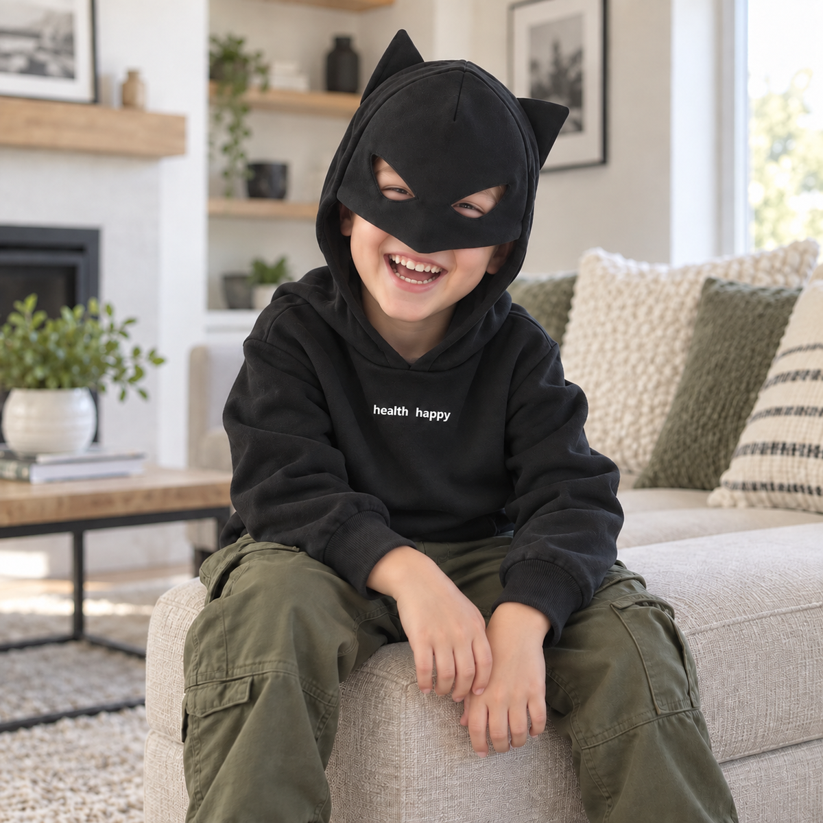 Kids' Bat Ear Hoodie
