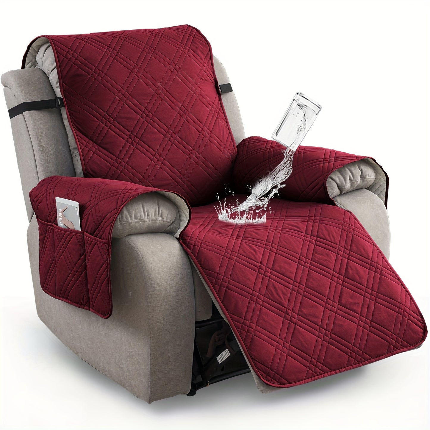 🛋️ Zero Spills, Zero Scratches: Protect Your Expensive Recliner with the 100% Waterproof, Non-Slip Shield! 🐾🍷