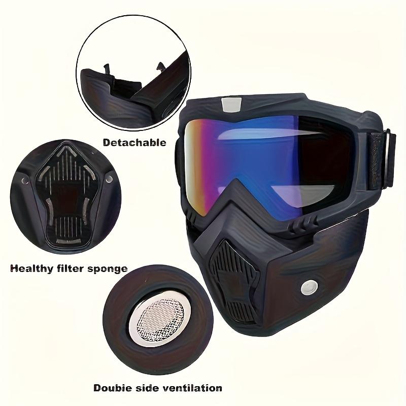 ⛷️🛡️Conquer Every Element: The Anti-Fog Full Face Shield with Crystal Clear HD Vision!
