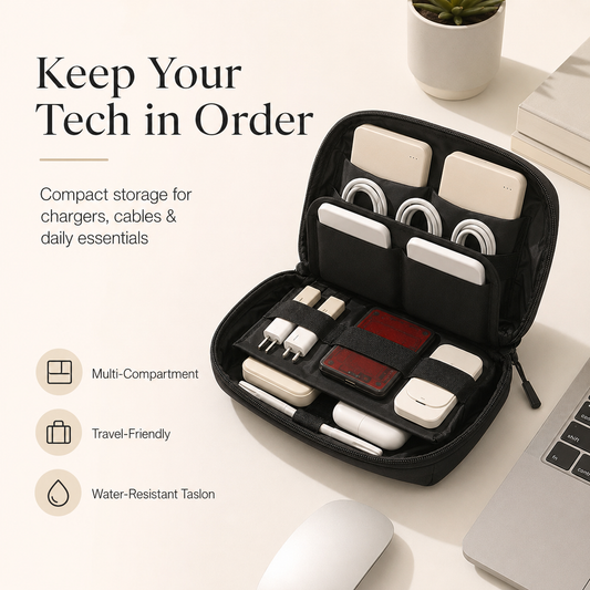 Digital Tech Organizer Bag ✨ Keep All Your Tech Essentials Neat & Ready