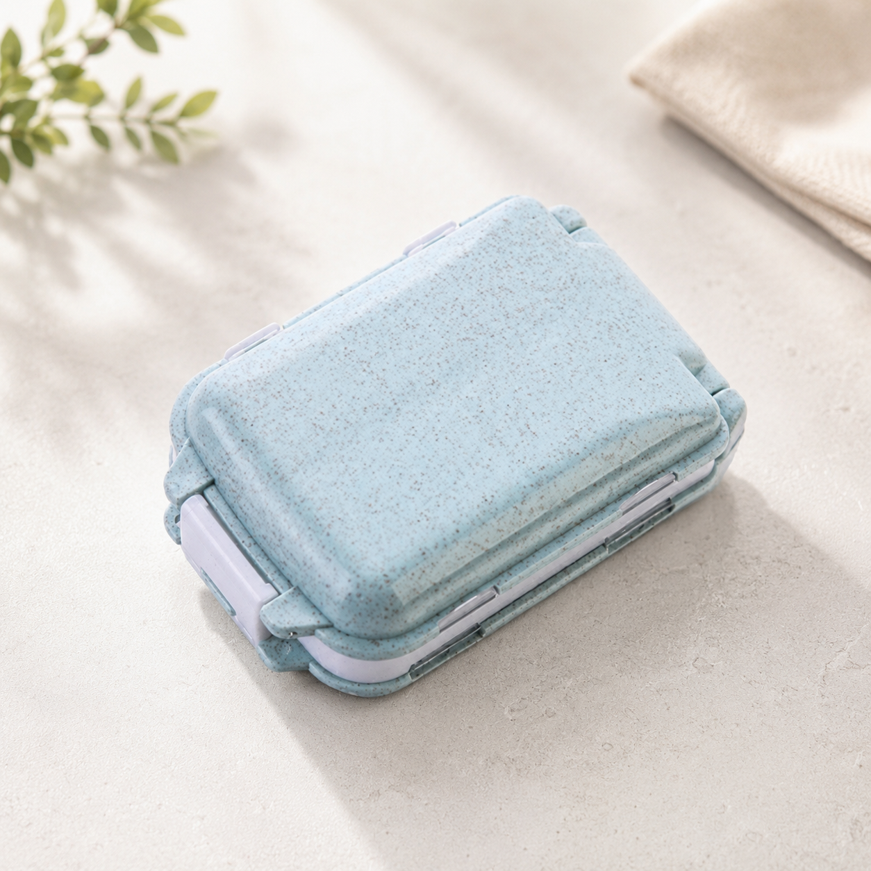 Folding Portable Travel Pill Organizer Box 💊