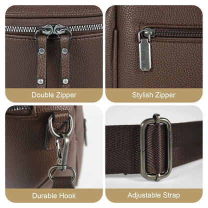 👜 Women's Leather Crossbody Bag | Waterproof, Spacious & Stylish ✨