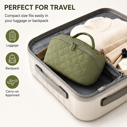 ✈️✨ The Perfect Travel Toiletry Bag — Includes a Free Mini Pouch
