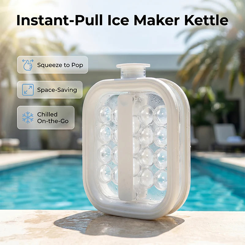 🧊Portable Silicone Ice Ball Maker Kettle