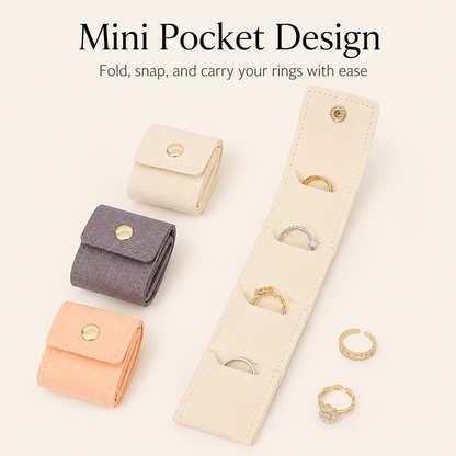 Portable Divided Jewelry Pouch
