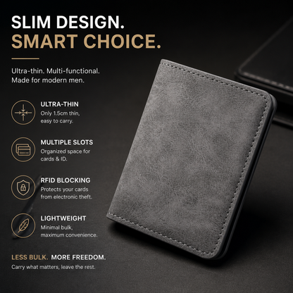 Men’s Slim Multi-Card Wallet 💳