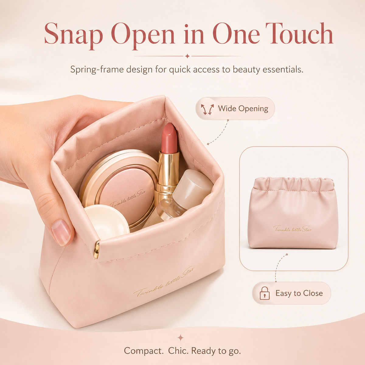 ✨ Tiny Bag, Big Organization! 💄👜