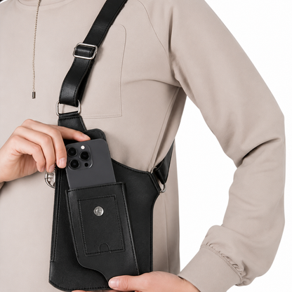 🚴 Men's Vintage Chest Rig Vest Bag