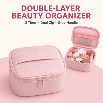 Mini Makeup Bag with Handle