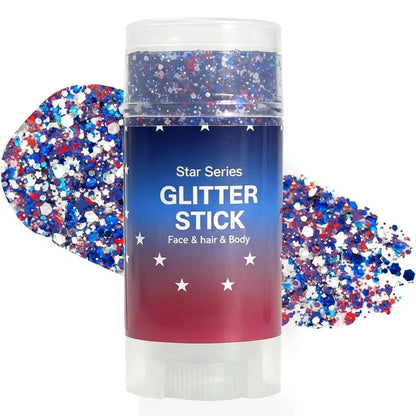 ⚡ Born to Sparkle: The Ultimate 4th of July Red, White & Blue Glitter Stick That Puts a Fest in Every Party! ✨