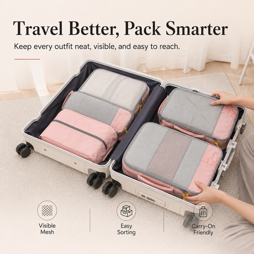 6-piece compression storage bag set