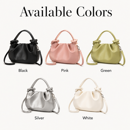 Ruched Handbag — Soft, Chic & Effortless