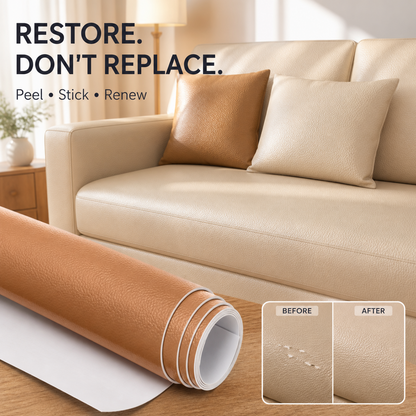 Self-Adhesive Leather Repair Patch – Peel & Stick Furniture & Car Seat Repair