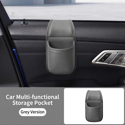 Leather Car Door Storage Pocket