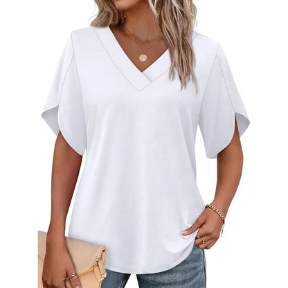 👚💖Effortless Elegance: The Viral Petal-Sleeve Blouse That Complements Every Silhouette!