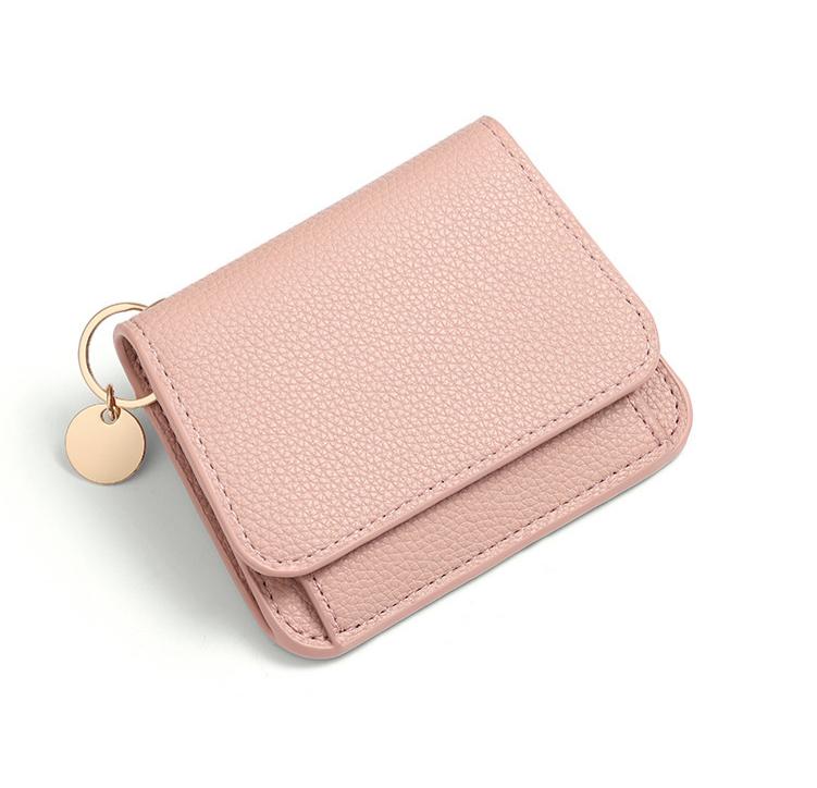 💳 Pocket-Sized Elegance | Women's Elegant Minimalist Short Slim Bifold Purse, RFID Blocking Card Holder & Compact Coin Wallet ✨