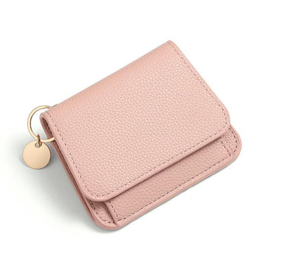 💳 Pocket-Sized Elegance | Women's Elegant Minimalist Short Slim Bifold Purse, RFID Blocking Card Holder & Compact Coin Wallet ✨