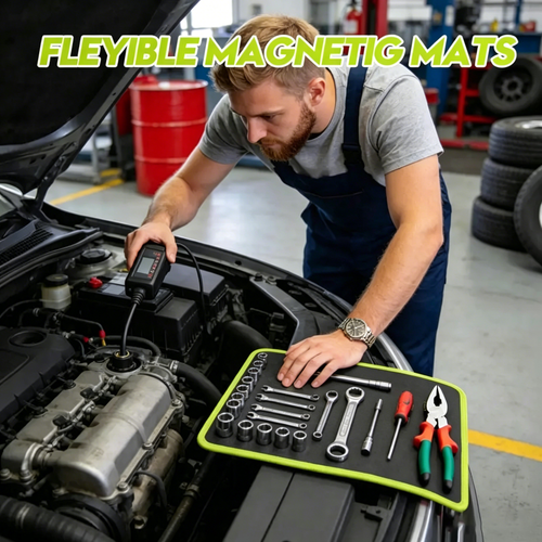 ⚡ The Ultimate Garage Cheat Code: The 3Pc Flexible Magnetic Tool Mat Set That Snatches Every Bolt & Defeats Vehicle Scratches Forever! 🛠️🧲