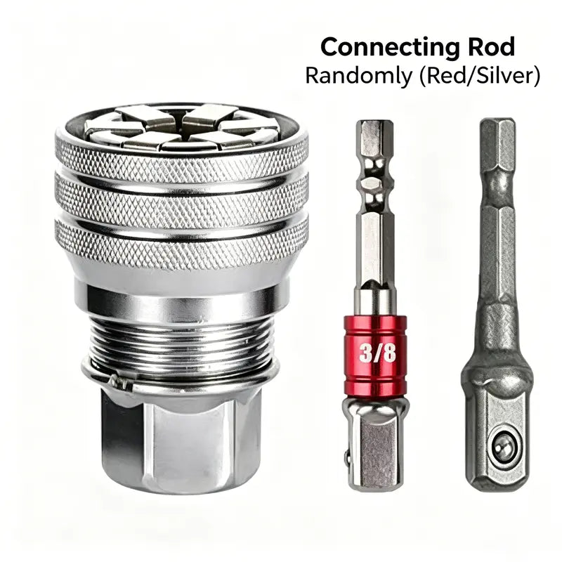 ⚡ The Tool That Replaces Your Entire Toolbox: The Heavy-Duty Universal Socket That Snaps Onto Any Nut, Hook & Stripped Bolt Instantly! 🛠️🔥