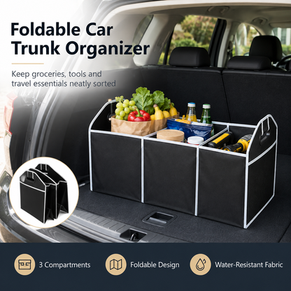 Foldable Car Trunk Organizer