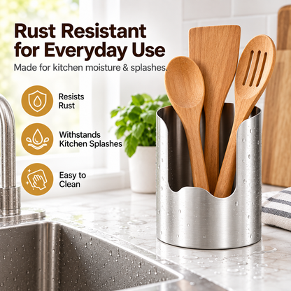 Stainless Steel Utensil Organizer
