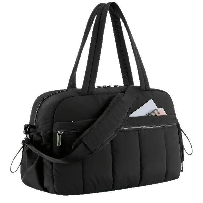 Large Capacity Travel Tote Bag with Wet & Dry Compartment