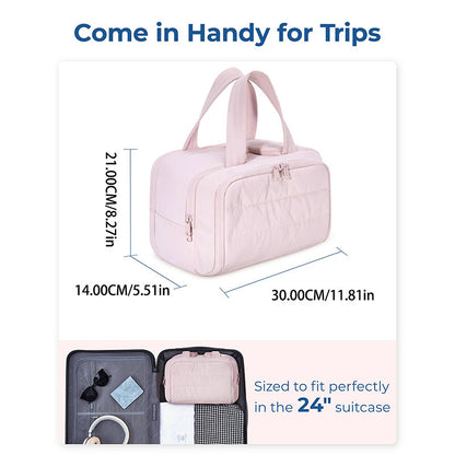 ✨ Large Travel Toiletry Bag for Women – Lightweight & Spacious 💄✈️