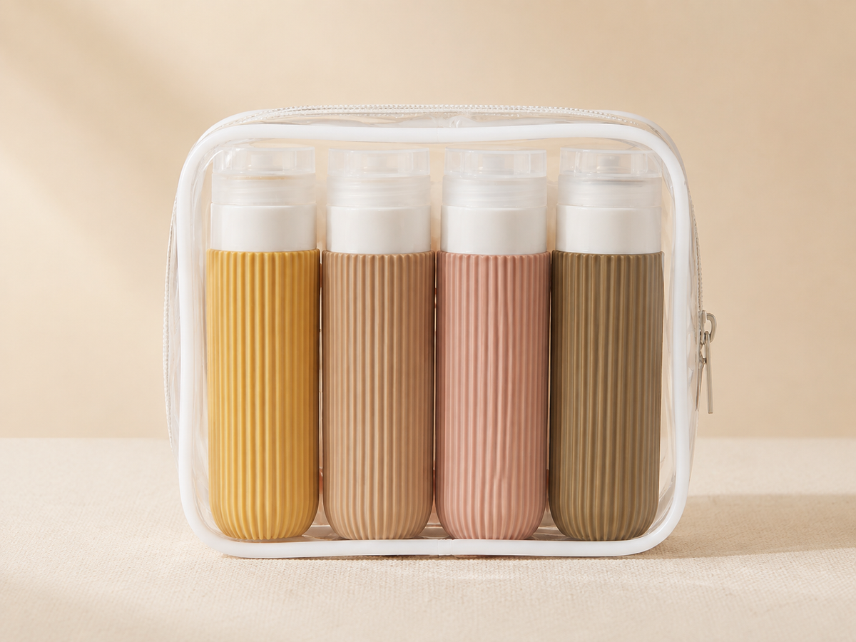 4/8-Piece Silicone Travel Bottle Set