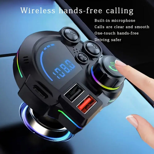 ⚡ Give Your Old Ride A $100K Tech Brain: The 30W PD Turbo Car Bluetooth 5.3 Transmitter That Unleashes Heavy-Bass Concert Audio Instantly! 🚗🎵
