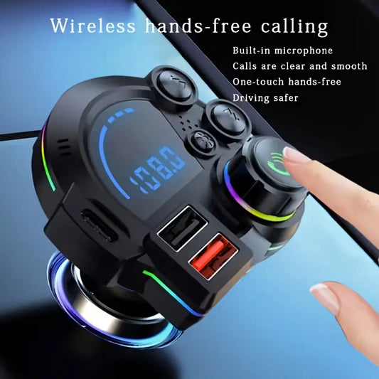 ⚡ Give Your Old Ride A $100K Tech Brain: The 30W PD Turbo Car Bluetooth 5.3 Transmitter That Unleashes Heavy-Bass Concert Audio Instantly! 🚗🎵