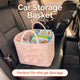 🔥 Reclaim Your Luxury Cabin Vibe: The Chic 1-Second Floral Car Storage Basket That Vanishes Backseat Clutter & Is 100% Machine Washable! 🌸📦
