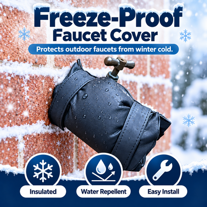 Insulated Outdoor Faucet Cover – Waterproof Freeze Protection for Winter