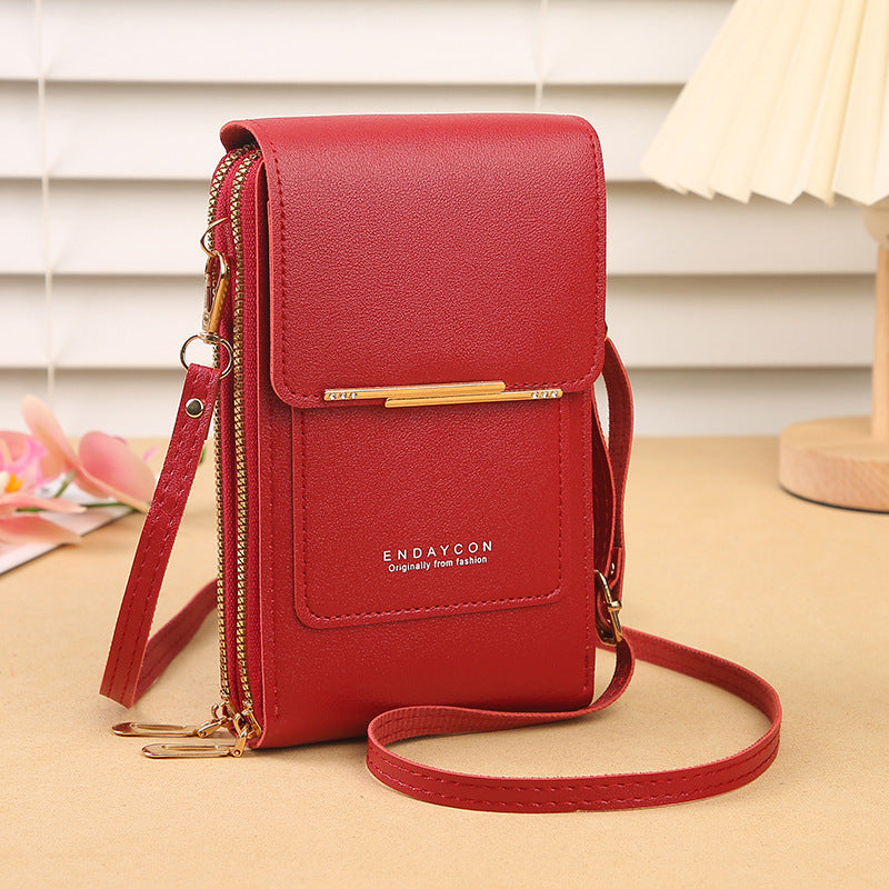 ✨ 2026 Trendy Touchscreen Crossbody Phone Wallet 📱👜