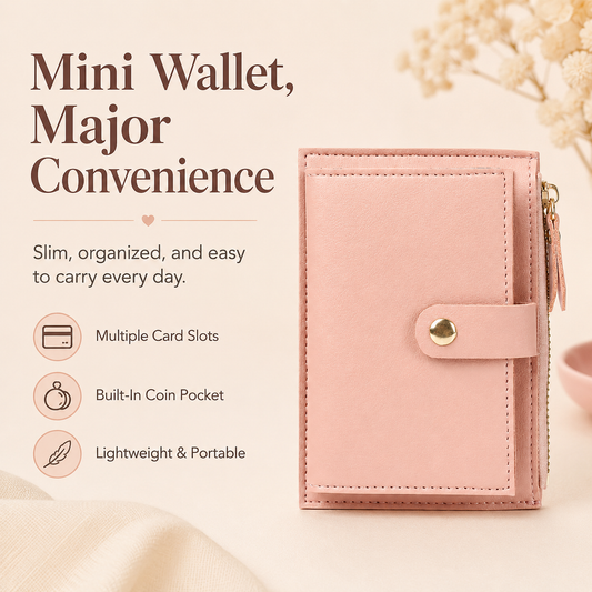 Small wallet, big convenience 👛