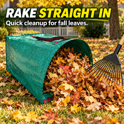 Foldable Yard Waste Leaf Collector Bag 53 GAL
