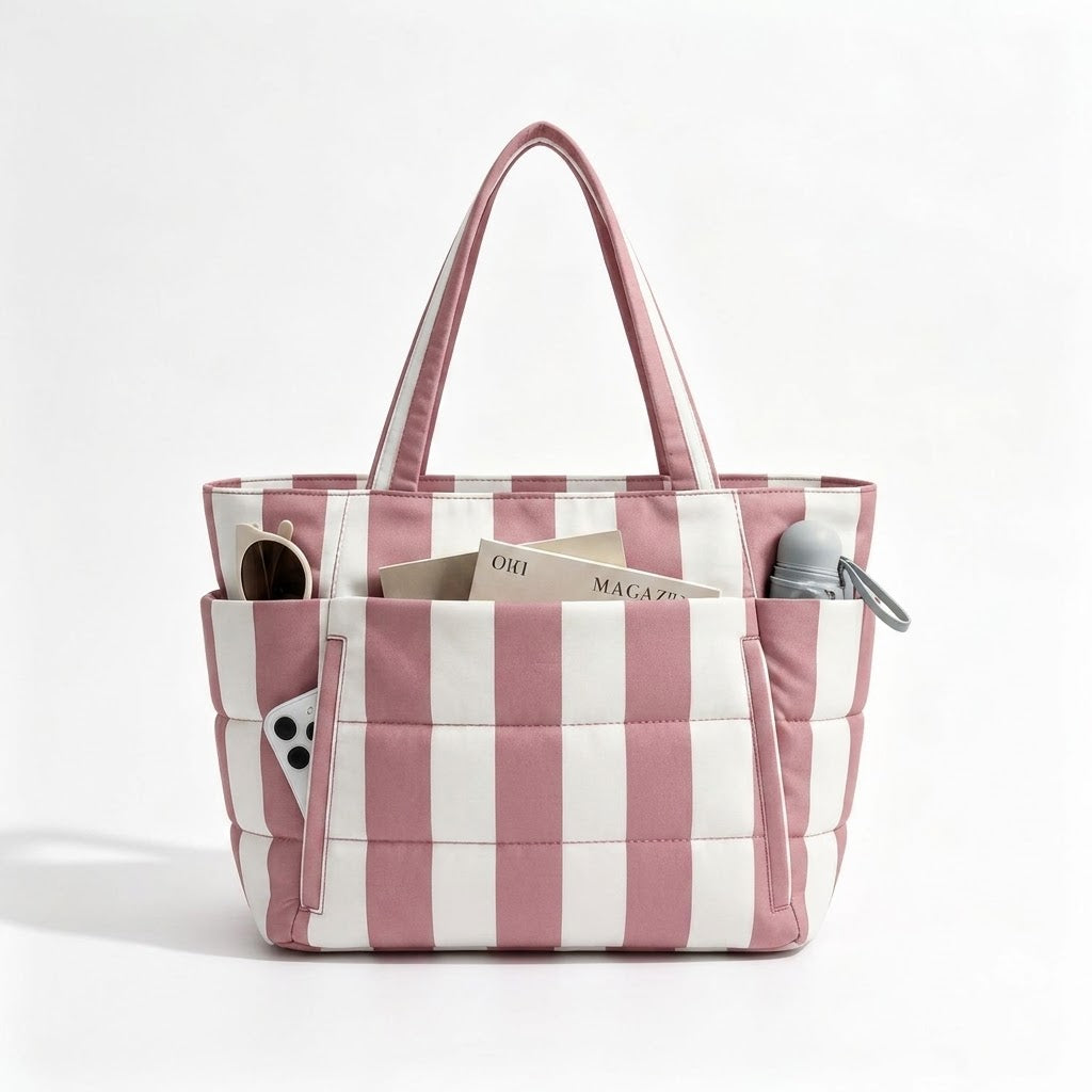 ✨Quilted Multi-Compartment Travel Tote 👜✈️