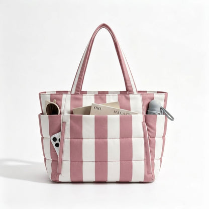 ✨Quilted Multi-Compartment Travel Tote 👜✈️