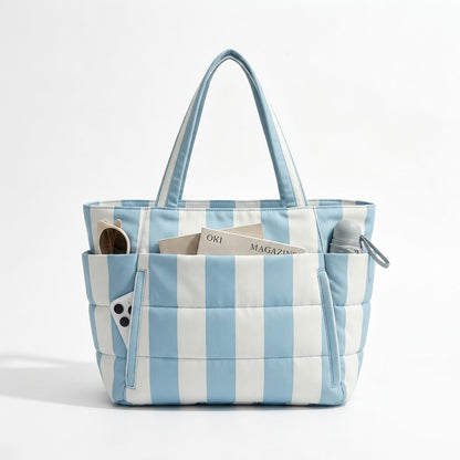 ✨Quilted Multi-Compartment Travel Tote 👜✈️