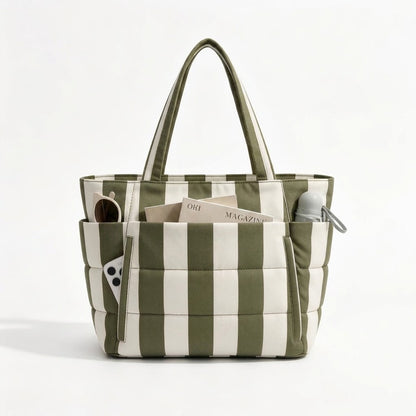 ✨Quilted Multi-Compartment Travel Tote 👜✈️