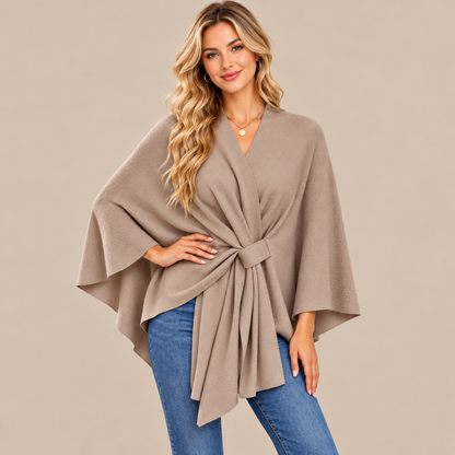 Women's Elegant Shawl Cape – Soft & Flowy Wrap