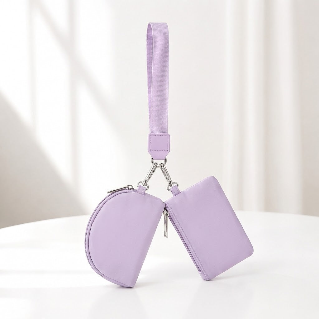 2-in-1 Mini Wristlet Pouch Set