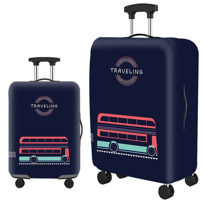 ✈️ Spot Your Bag Instantly | Fashion Cat Print Travel Luggage Cover Protector Anti-Scratch High-Elastic Suitcase Skin 🧳
