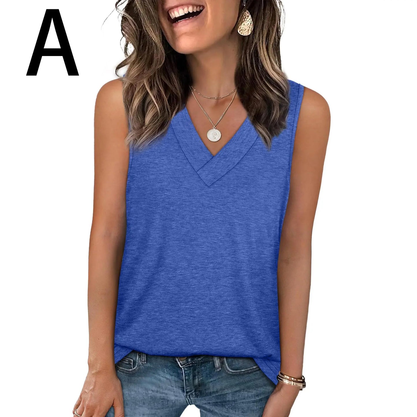 🔥 The Holy Grail of Tanks: The Trendy 2026 V-Neck Tee That Snatches Your Waist & Hides Your Bra Flawlessly! 👑✨