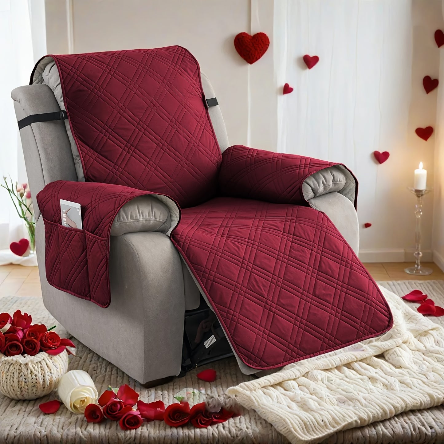 🛋️ Zero Spills, Zero Scratches: Protect Your Expensive Recliner with the 100% Waterproof, Non-Slip Shield! 🐾🍷
