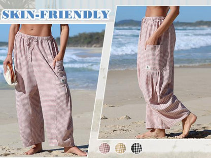 🏁🎐Meet Your New Summer Uniform: The Breathable Wide-Leg Pants You’ll Never Want to Take Off!