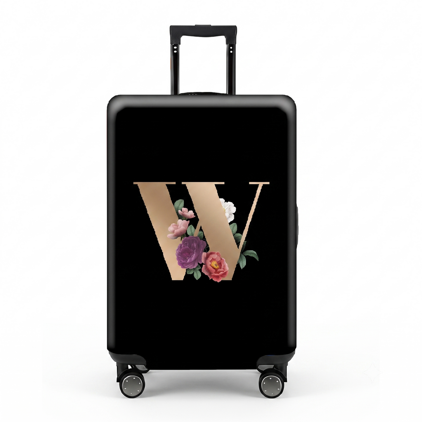 ✈️ Spot Your Bag Instantly | Decorative Alphabet Letter Z High-Elastic Luggage Cover Protector Skin with Concealed Zippers 🧳