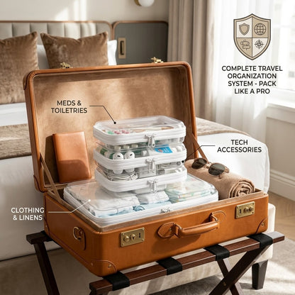 💎 End the Guessing Game: The Crystal-Clear, Hard-Shell Organizer That Saves Your Sanity! 🗃️✨