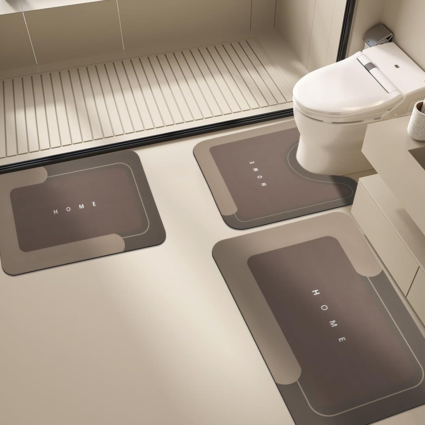 ⚡ No More Soggy, Smelly Mats: Upgrade to the 3-Piece Instant-Dry Bathroom Set That Absorbs Water Like Magic! 🧼