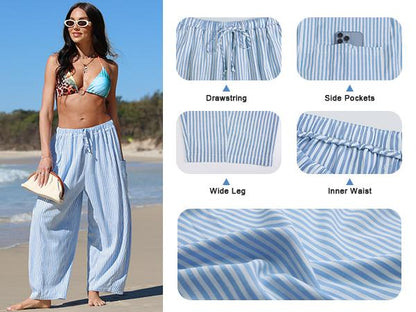 🏁🎐Meet Your New Summer Uniform: The Breathable Wide-Leg Pants You’ll Never Want to Take Off!