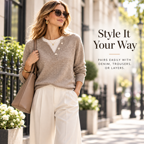 Women’s Lightweight Layering Top – Relaxed Fit Everyday Essential